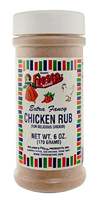 Bolners Fiesta Extra Fancy Chicken Rub 6 oz Bolners Fiesta Extra Fancy Chicken Rub 6 oz