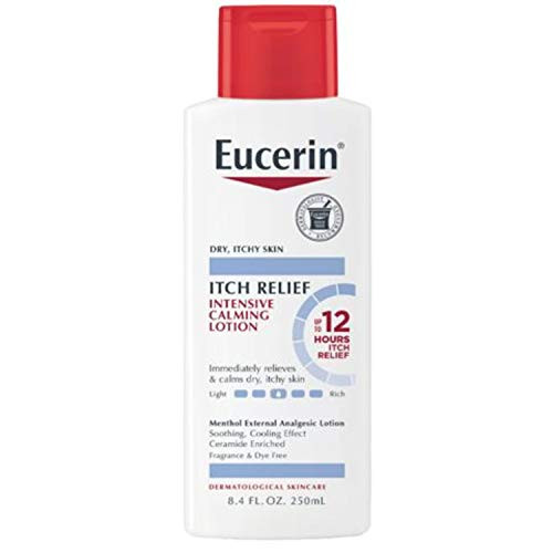 Eucerin Skin Calming Intensive Itch Relief Lotion Body Lotion for Dry Itchy Skin  84 Fl Oz 84 Fl Oz