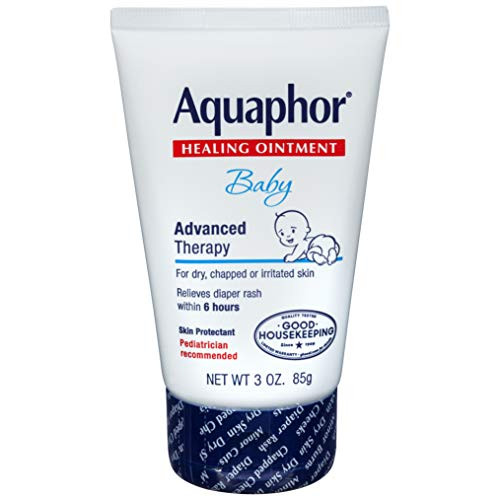 Aquaphor Baby Healing Ointment  Advanced Therapy for Chapped Cheeks and Diaper Rash  3 oz Tube