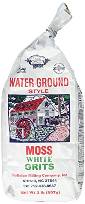 Moss Water Ground White Grits 2 Lbs Moss Water Ground White Grits 2 Lbs