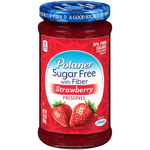 Polaner SugarFree Strawberry Preserves with Fiber 135 Ounce