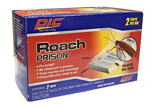 Pic Roach Prison PreBaited Glue Trap 2 Pack