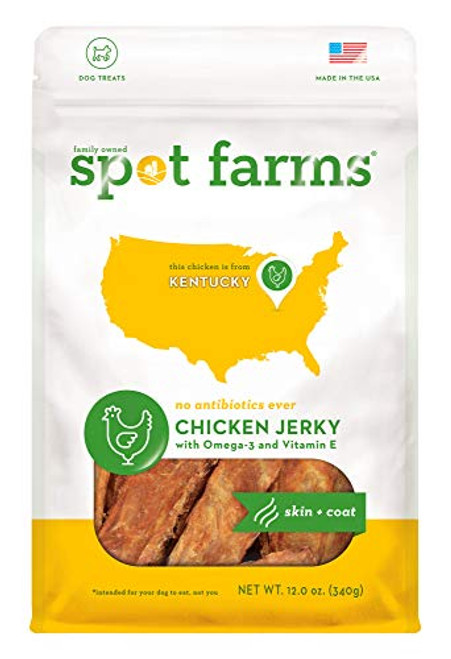 Spot Farms All Natural Human Grade Dog Treats Chicken Jerky For Skin And Coat 12 Ounce Spot Farms All Natural Human Grade Dog Treats Chicken Jerky For Skin And Coat 12 Ounce