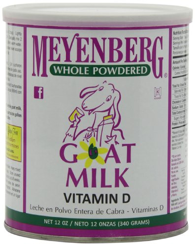 Meyenberg Whole Powdered Goat Milk Vitamin D 12 Ounce Pack of 3