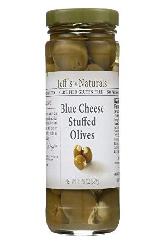 Jeffs Naturals Blue Cheese Stuffed Olives 1175 oz