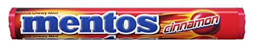 Mentos Chewy Mint Candy Roll Cinnamon Non Melting 132 ounce14 Pieces