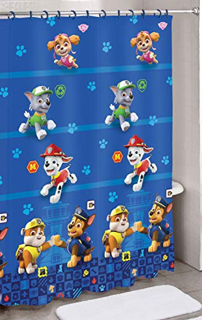 Nickelodeon PAW Patrol Boy Local Heros Shower Curtain Nickelodeon PAW Patrol Boy Local Heros Shower Curtain