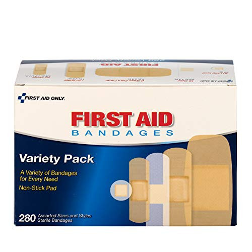 First Aid Only Sheer Clear Bandage Variety Pack Assorted Sizes 280 Count First Aid Only Sheer Clear Bandage Variety Pack Assorted Sizes 280 Count