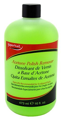 Super Nail Acetone Polish Remover 16 Fl Oz 16 Oz
