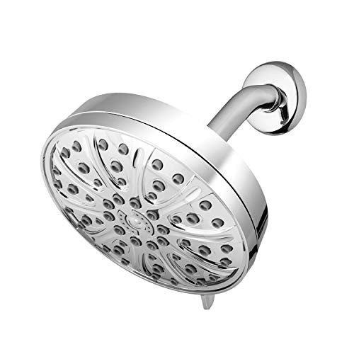 Waterpik XMT633E High Pressure 6Mode Rain Shower Head With PowerPulse Massage 18 GPM Chrome