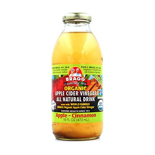 Bragg Apple Cider Vinegar Drink Apple Cinnamon 16ounces Pack of6 Bragg Apple Cider Vinegar Drink Apple Cinnamon 16ounces Pack of6