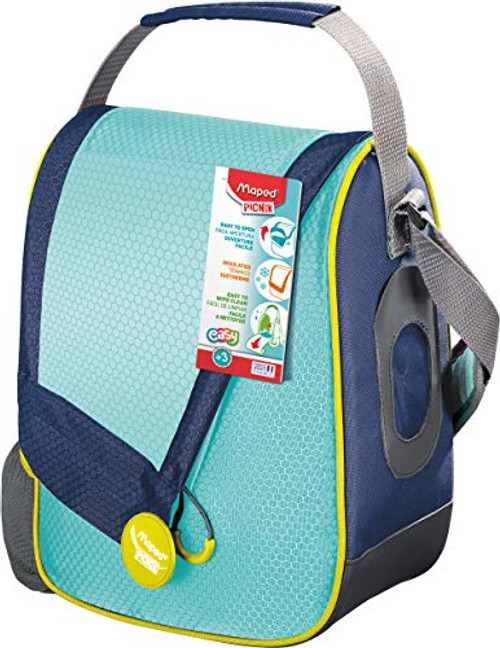 Maped Picnik Concept 872017 Easy-Clean Insulated Lunch Box, One Size, Blue Maped Picnik Concept 872017 Easy-Clean Insulated Lunch Box, One Size, Blue