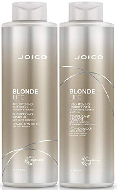 Joico Blonde Life Brightening Shampoo and Conditioner Set 338Ounce Joico Blonde Life Brightening Shampoo and Conditioner Set 338Ounce