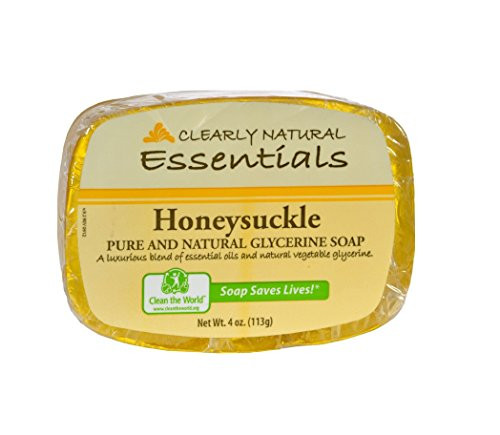 Clearly Natural Honeysuckle Glycerine Bar Soap 4 Ounce 6 per case Clearly Natural Honeysuckle Glycerine Bar Soap 4 Ounce 6 per case