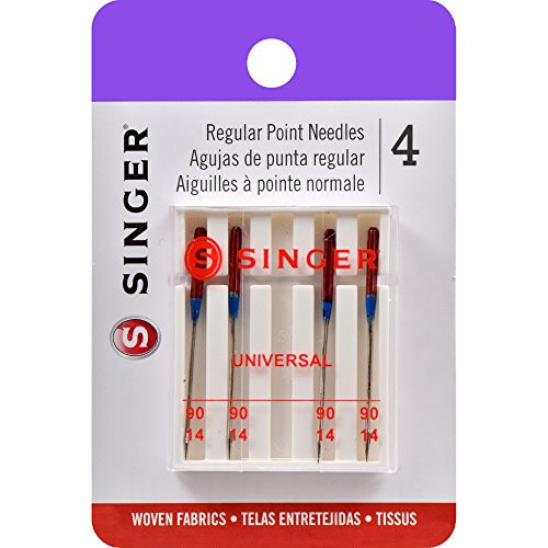 SINGER 4723 Universal Regular Point Sewing Machine Needles Size 9014 4Count