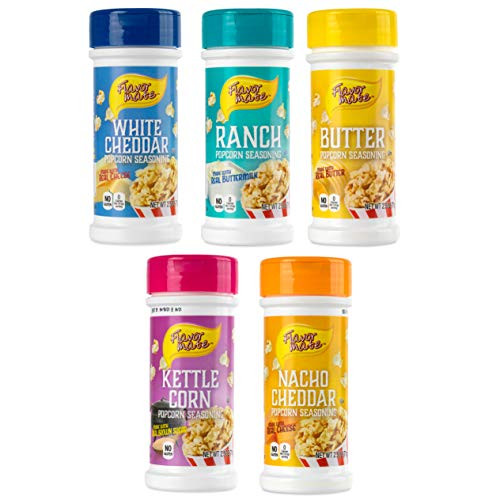 Flavor Mate Popcorn Seasoning 25 OZ Variety Pack 5 Count