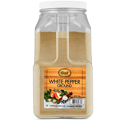 Gel Spice Ground White Pepper 5 lb  Bulk Size