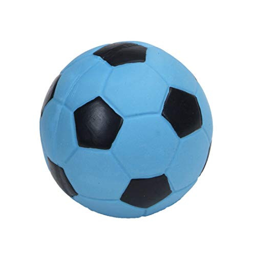 Coastal Pet Rascals 3 Latex Soccer Ball Dog Toy with Squeaker Blue 1Unit Coastal Pet Rascals 3 Latex Soccer Ball Dog Toy with Squeaker Blue 1Unit