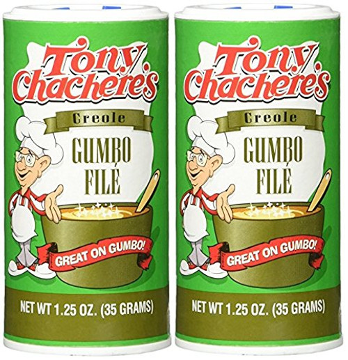 Tony Chacheres Creole Gumbo File 125 Ounce Canister Pack of 2 Tony Chacheres Creole Gumbo File 125 Ounce Canister Pack of 2