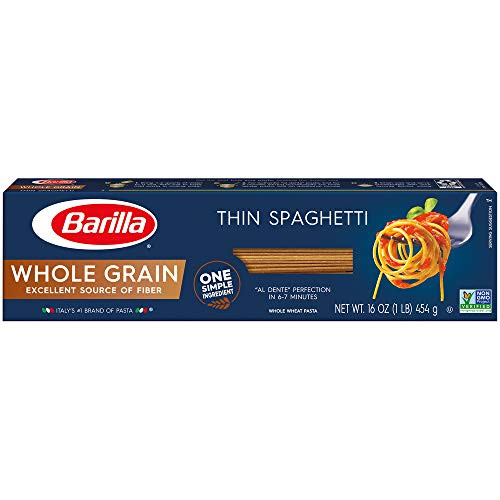 Barilla Whole Grain Pasta Thin Spaghetti 16 oz