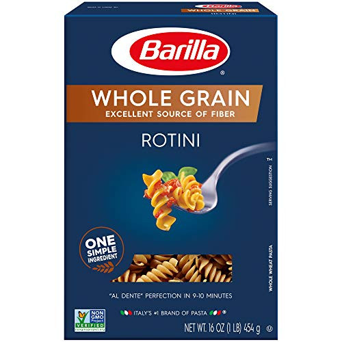 Barilla Whole Grain Pasta Rotini 16 oz Barilla Whole Grain Pasta Rotini 16 oz