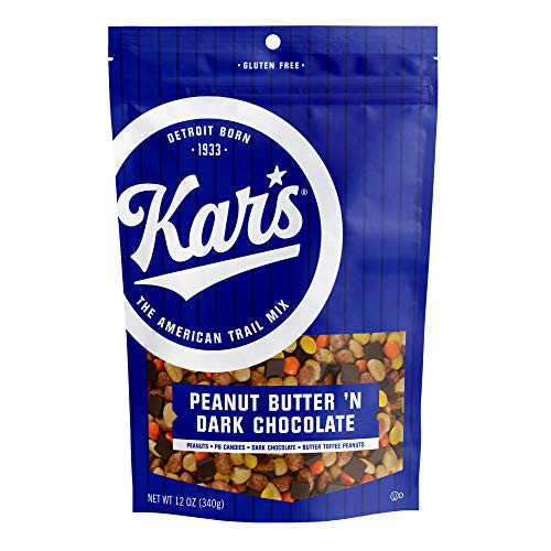 Kars Nuts Peanut Butter N Dark Chocolate Trail Mix Snacks  12 oz Resealable Pouch