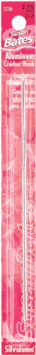 Susan Bates 12106F 5 512Inch Silvalume Aluminum Crochet Hook 375mm Steel Grey