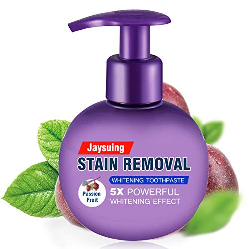 Press Toothpaste Intensive Stain Removal Whitening Toothpaste Fight Bleeding Gums Toothpaste Purple