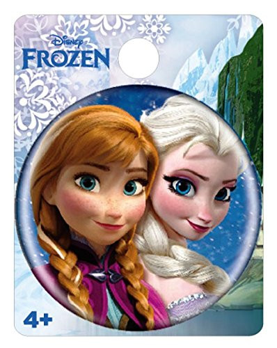 Frozen Elsa  Anna Single Button Pin