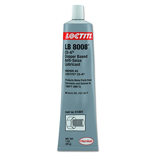 Loctite 51001 C5A Copper Based AntiSeize Lubricant 1 oz Tube