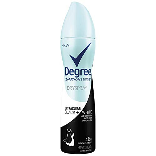 Degree Ultraclear Womens Antiperspirant Deodorant Dry Spray BlackWhite 38 oz