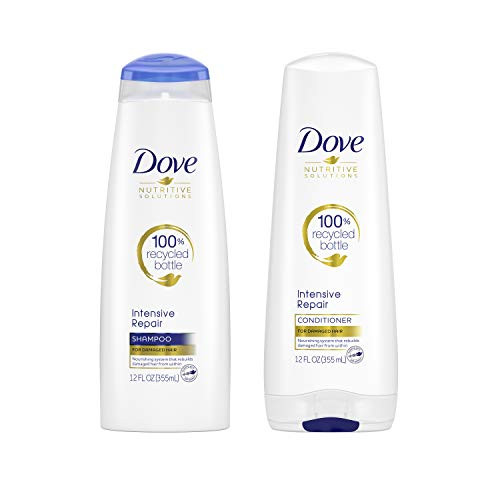 Dove Nutritive Solutions Strengthening Shampoo and Conditioner for Damaged Hair Intensive Repair Dry Hair Shampoo and Deep Conditioner Fromulas with Keratin Actives 12 oz 2 Count Dove Nutritive Solutions Strengthening Shampoo and Conditioner for Damaged Hair Intensive Repair Dry Hair Shampoo and Deep Conditioner Fromulas with Keratin Actives 12 oz 2 Count
