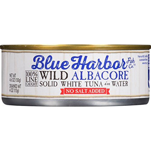 Blue Harbor Wild Albacore Tuna in Water with No Salt Added 46 Ounce