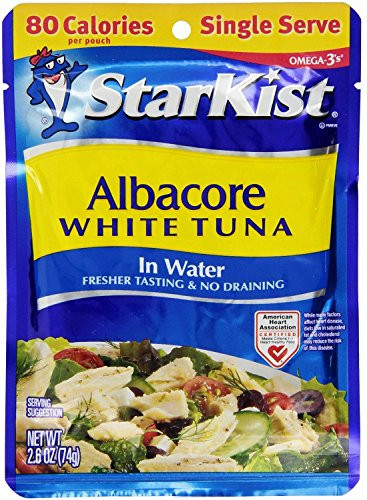 StarKist Albacore White Tuna in Water 26Ounce Pouch Pack of 5
