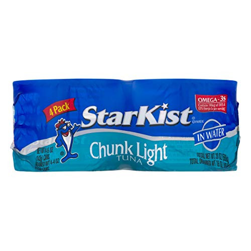 StarKist Chunk Light Tuna in Water 5 oz Can Pack of 4 StarKist Chunk Light Tuna in Water 5 oz Can Pack of 4