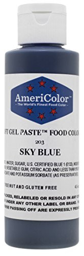 Americolor Soft Gel Paste Food Color 45Ounce Sky Blue