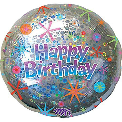 Anagram International Holographic Circles Birthday Balloon 32 Multicolor Anagram International Holographic Circles Birthday Balloon 32 Multicolor