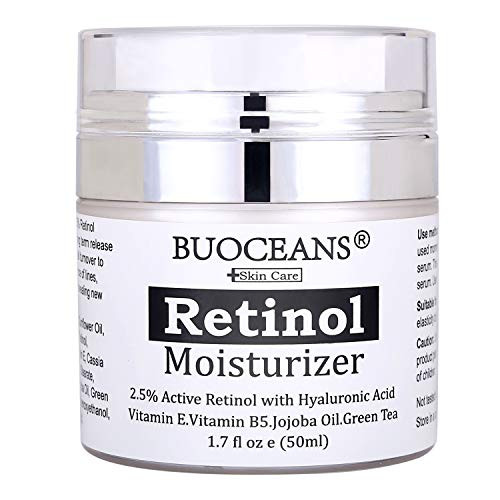 Retinol cream Retinol Moisturizer Cream for face  With Retinol Hyaluronic Acid vitamin E and Green Tea for Anti Aging Wrinkles Fine Lines Acne Redness Best Day and Night Cream17 Oz