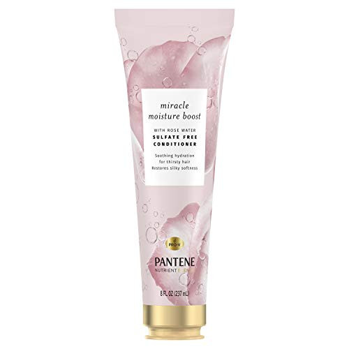 Pantene Nutrient Blends Miracle Moisture Boost Rose Water Conditioner for Dry Hair Sulfate Free 80 fl oz Pantene Nutrient Blends Miracle Moisture Boost Rose Water Conditioner for Dry Hair Sulfate Free 80 fl oz