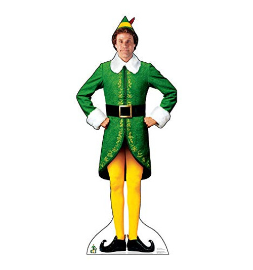 Advanced Graphics Elf Life Size Cardboard Cutout Standup 2003 Film Advanced Graphics Elf Life Size Cardboard Cutout Standup 2003 Film