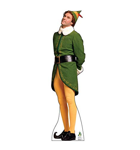 Advanced Graphics Buddy The Elf Concerned Life Size Cardboard Cutout Standup  Elf 2003 Film