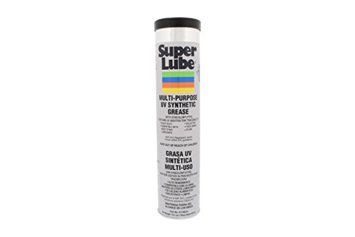 Super Lube 41150UV Synthetic UV Grease NLGI 2 141 oz Cartridge Translucent White