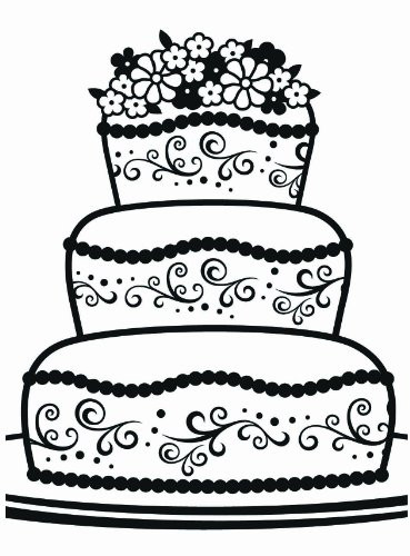 Darice Fancy Cake Embossing Folder 4 25Inch by 575Inch