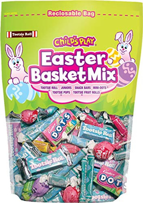 Tootsie Roll Childs Play Easter Basket Bulk Individually Wrapped Candy Assortment Mix in Resealable Bag 2448 oz Tootsie Roll Childs Play Easter Basket Bulk Individually Wrapped Candy Assortment Mix in Resealable Bag 2448 oz