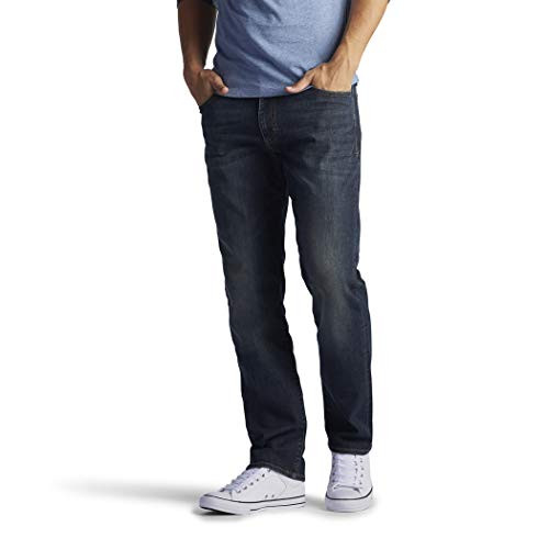 Lee Mens Performance Series Extreme Motion Straight Fit Tapered Leg Jean Maverick 38W x 30L