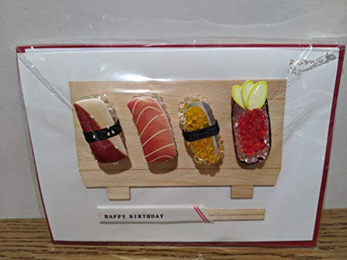 PAPYRUS Birthday Card Sushi 1 Each