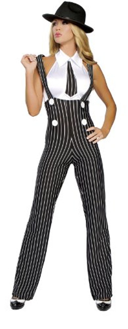 Roma Costume 2 Piece Gangsta Mama Costume BlackWhite MediumLarge Roma Costume 2 Piece Gangsta Mama Costume BlackWhite MediumLarge