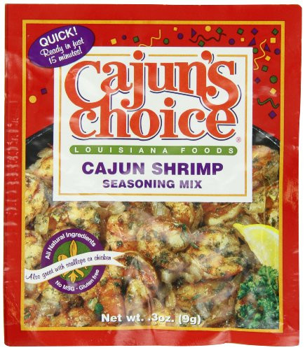 Cajuns Choice Shrimp Seasoning Mix 3Ounce Packages Pack of 12