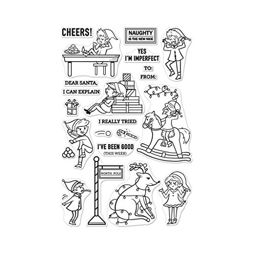 Hero Arts Naughty Elves Stamp