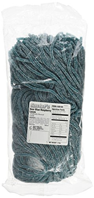 Gustafs Sour Blue Raspberry Licorice Laces 2 Lb Bag Gustafs Sour Blue Raspberry Licorice Laces 2 Lb Bag